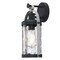 Westinghouse Fixture Wall Outdoor 60W Courtland Grove, Matte Black Ant Pwtr Clear Hmr Glass 6113400 - alternate 7